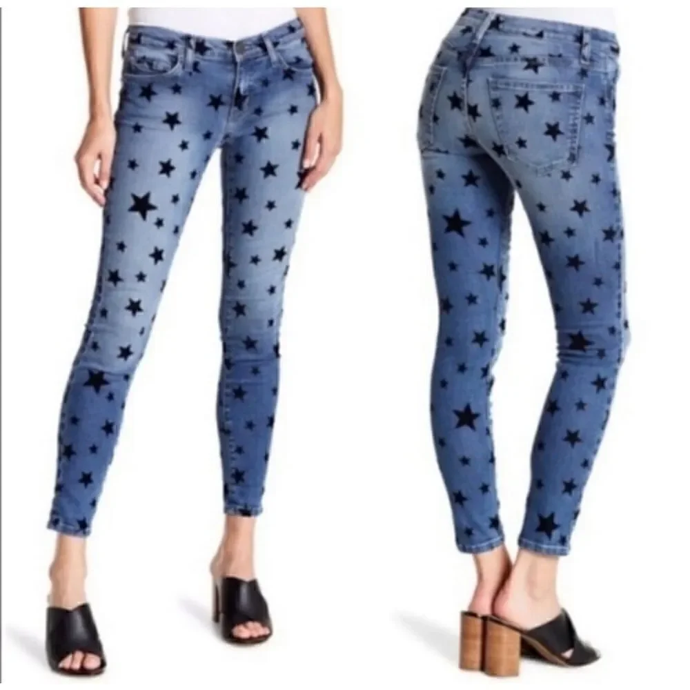 Current/Elliott Stiletto Skinny Jeans Denim Blue